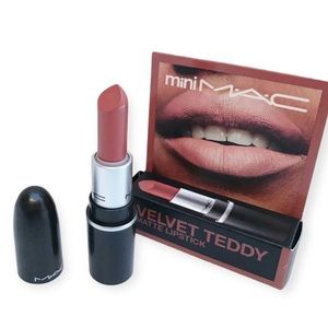 MAC Lipstick Velvet Teddy Mini Deep Beige Matte Lipstick NIB